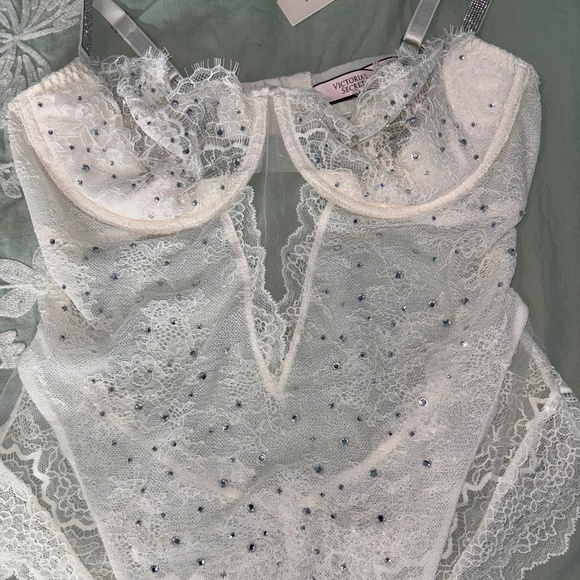 Shine strap bling body suit - Picture 2 of 4